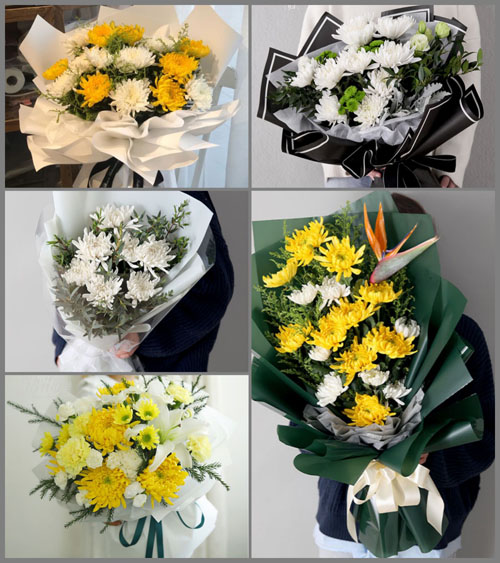 广东江门市恩平市沙湖镇南闸村白事花束代送